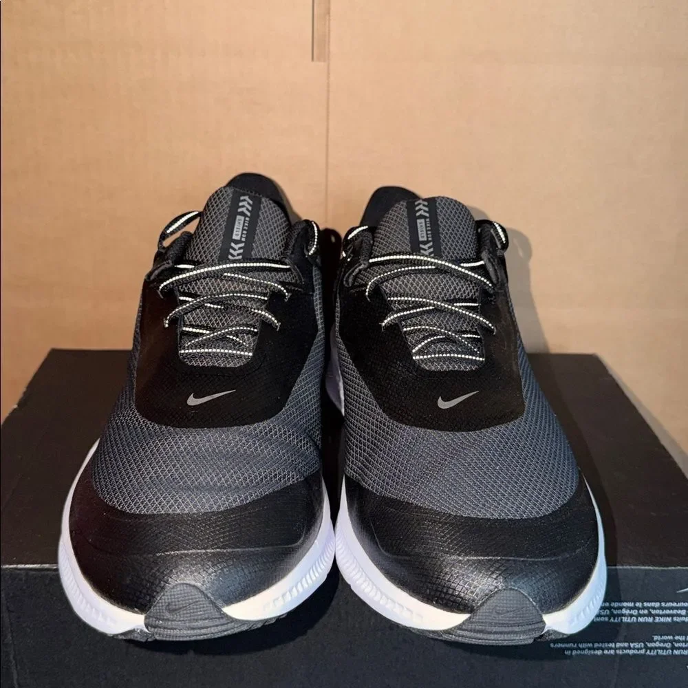 Nike Quest 3 Shield Black Metallic Silver CQ8894-001 Men’s Size 14